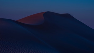 Desert, Dusk, Dawn, Dunes, Nature, 4K wallpaper
