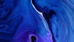 Abstract, Blue, Artist, Artwork, Digital Art, 4K wallpaper