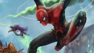 Spiderman Far From Home, Spiderman, Superheroes, Artwork, Digital Art, 4K wallpaper