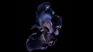 Black abstract, Black background, Honor, Stock, 4K wallpaper