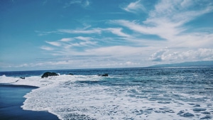 Sea, Shore, Sky, Nature, 4K wallpaper