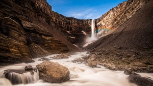 Iceland, Nature, Rainbow, 4K wallpaper