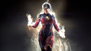Captain Marvel, Superheroes, Artwork, 4K wallpaper