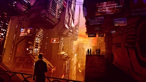 Cyberpunk, Artist, Artwork, Digital Art, City, 4K wallpaper