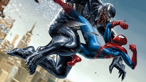 Venom, Spiderman, Superheroes, Artwork, 4K wallpaper