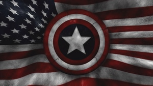 Captain America, Flag, Usa, Superheroes, 4K wallpaper