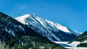 Mountains, Snow, Nature, 4K wallpaper