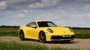 Porsche 911, Porsche Carrera, Porsche, Cars, 2019 Cars, Yellow, 4K wallpaper