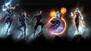 Marvel, Superheroes, Artwork, Black Widow, Thor, Black Panther, Doctor Strange, Captain Marvel, 4K wallpaper