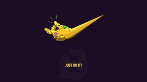 Thanos, Nike, Superheroes, Minimalism, Minimalist, Behance, 4K wallpaper