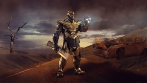 Thanos, Superheroes, Digital Art, Artwork, Behance, Supervillain, 4K wallpaper