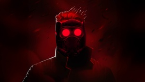 Star-Lord, Red aesthetic, Red background, Marvel Superheroes, 4K wallpaper