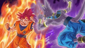 Dragon Ball Z, Super Saiyan God, Super Saiyan Goku, 4K wallpaper