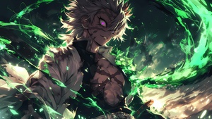 Sanemi Shinazugawa, Demon Slayer: Kimetsu no Yaiba, 4K wallpaper