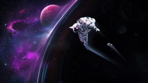 Astronaut, Artist, Artwork, Digital Art, 4K wallpaper