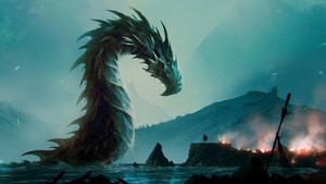 Dragon, Warrior, Artist, Artwork, Digital Art, 4K wallpaper