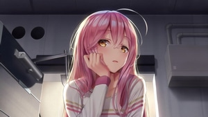 Anime Girl, Anime, Pink, Artist, Artwork, Digital Art, Balcony, 4K wallpaper