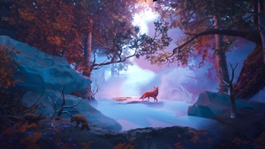 Wolf, Forest, Artist, Artwork, Digital Art, Artstation, 4K wallpaper