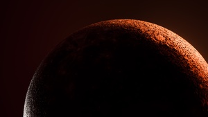 Moon, CGI, 3D Render, Brown background, SpaceX, Dark background, Brown aesthetic, 4K wallpaper
