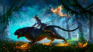 Warrior, Fantasy, Artist, Artwork, Digital Art, Creature, 4K wallpaper