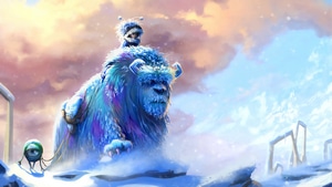 Pixar, Disney, Movies, Monsters University, Animated Movies, Artstation, 4K wallpaper
