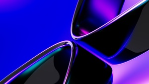 3D background, Blue abstract, 4K wallpaper