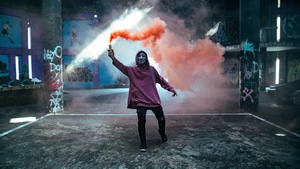 Smoke, Person, Photography, Anonymus, Hoodie, 4K wallpaper