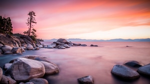 Lake, Nature, 4K wallpaper