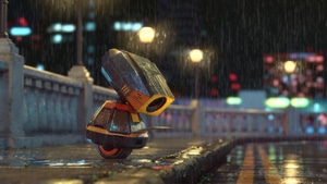 Scifi, Robot, Artist, Artwork, Digital Art, Rain, 4K wallpaper