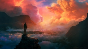Alone, Artist, Artwork, Digital Art, Artstation, 4K wallpaper