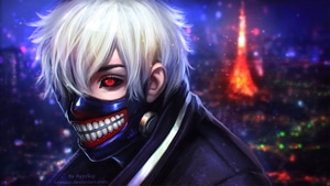 Tokyo Ghoul, Ken Kaneki, Anime, Artist, Artwork, Digital Art, Artstation, 4K wallpaper