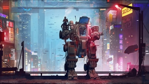 Robot, Scifi, Artist, Artwork, Digital Art, Deviantart, 4K wallpaper