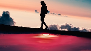 Sunset, Photography, Alone, 4K wallpaper