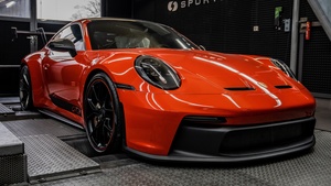 Porsche 911 GT3, Clubsport, Orange cars, 4K wallpaper
