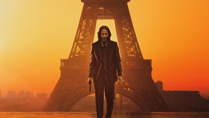 John Wick: Chapter 4, Eiffel Tower, Keanu Reeves as John Wick, John Wick 4, 2023 Movies, 4K wallpaper
