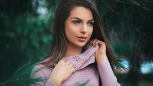 Girls, Model, Outdoors, 4K wallpaper