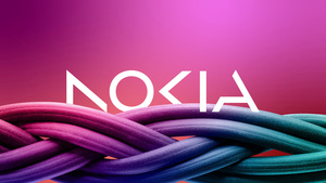 Nokia, Logo, Pink background, 4K wallpaper