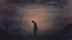 Alone, Sad, Artist, Artwork, Digital Art, Deviantart, 4K wallpaper
