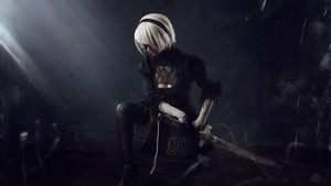 Nier Automata, Games, Artist, Artwork, Digital Art, Deviantart, 4K wallpaper