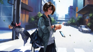 Anime Girl, Anime, Artist, Artwork, Digital Art, Artstation, 4K wallpaper