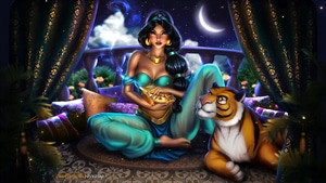 Jasmine, Deviantart, Artist, Artwork, Tiger, Movies, 4K wallpaper