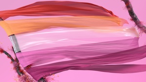 Microsoft Pride, Pink aesthetic, LGBTQ, Pink background, 4K wallpaper