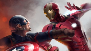 Iron Man, Captain America, Superheroes, Deviantart, 4K wallpaper