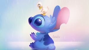 Lilo And Stitch, Movies, Animated Movies, Deviantart, Artist, Artwork, Digital Art, Stitch, 4K wallpaper