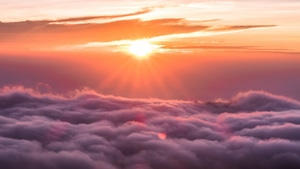 Sunrise, Clouds, Nature, 4K wallpaper