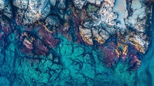 Aerial view, Mediterranean Sea, Europe, 4K wallpaper