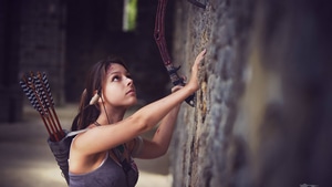 Lara Croft, Cosplay, Games, Girls, 4K wallpaper