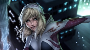 Gwen, Gwen Stacy, Artist, Digital Art, Superheroes, Deviantart, 4K wallpaper