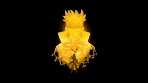 Naruto Uzumaki, Black background, 4K wallpaper