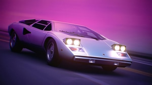 Cars, Retrowave, Outrun, 4K wallpaper